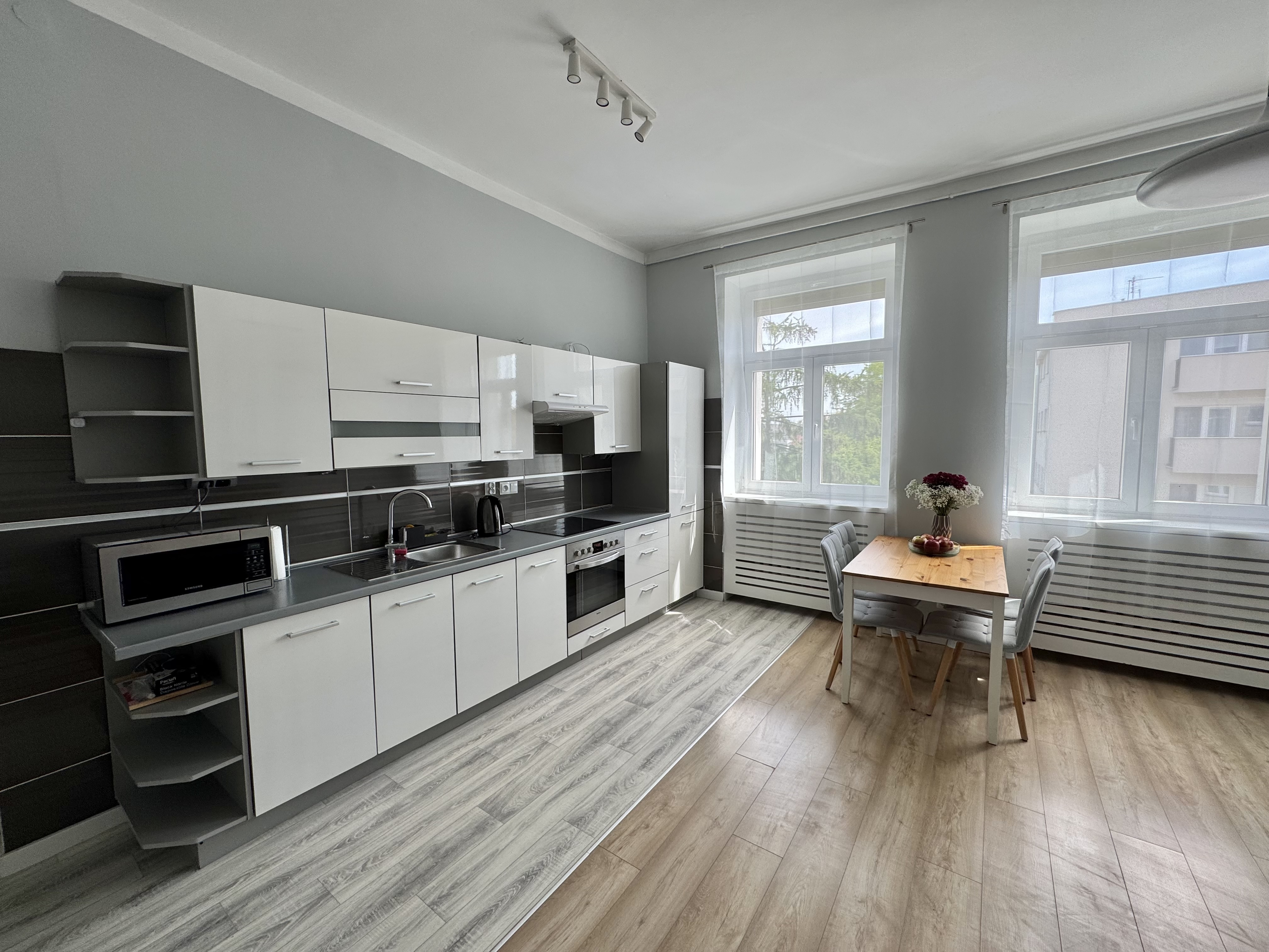 W pełni wyposażona kuchnia